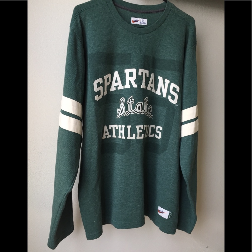 Throwback Nike Michigan State Spartans thermo